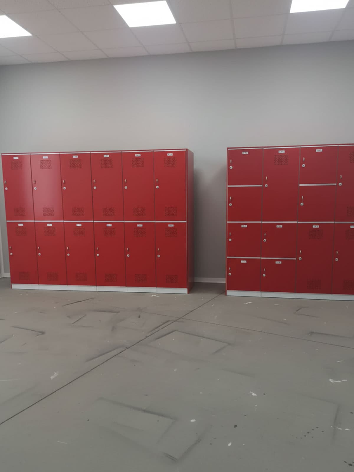 Sellado aséptico de lockers PVC